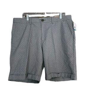 Original Penguin by Munsingwear Cuffed Shorts Asphalt Flat Front Size 36 NEW